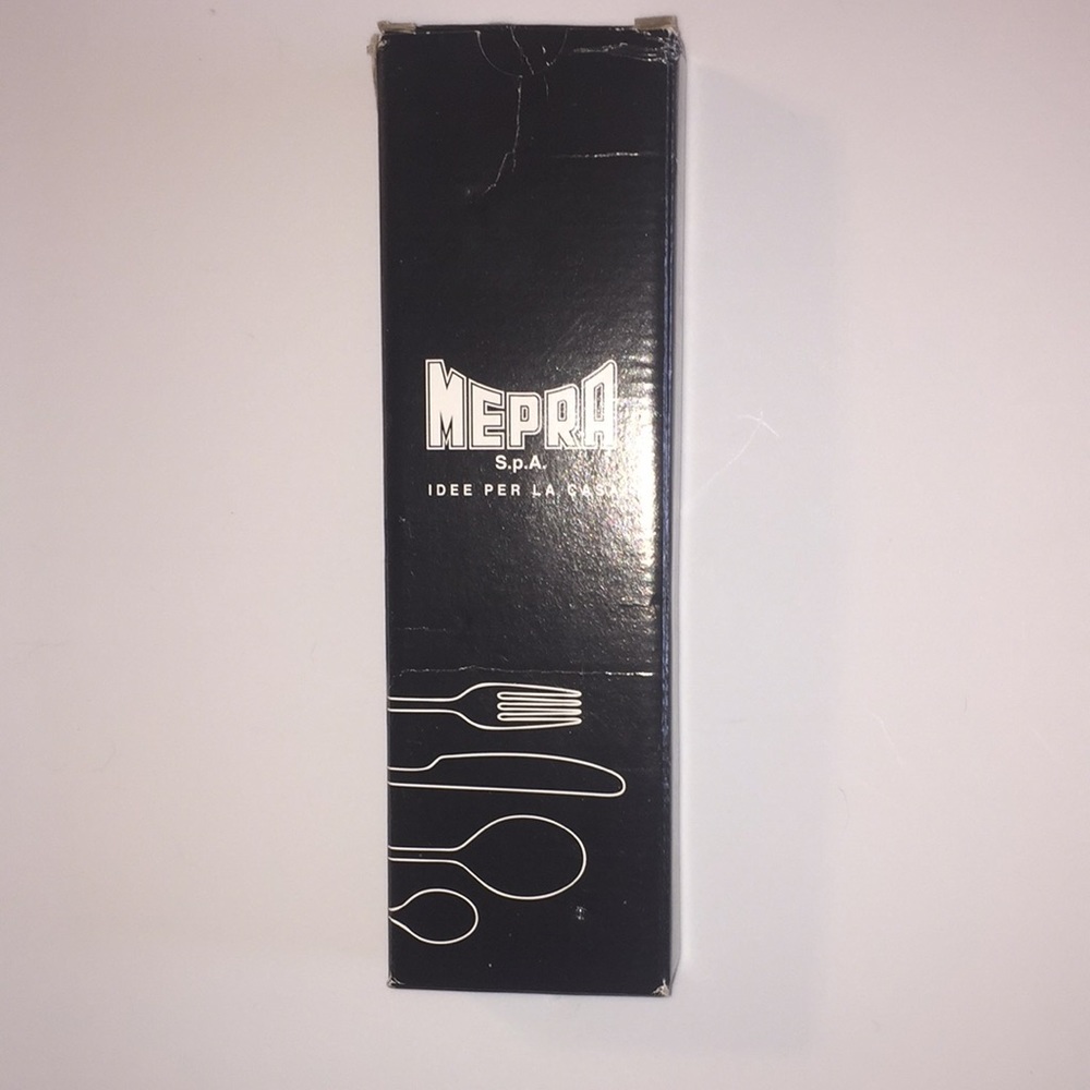 Mepra S.p.A. Línea Ice Oro Nero 5-pc Place Setting